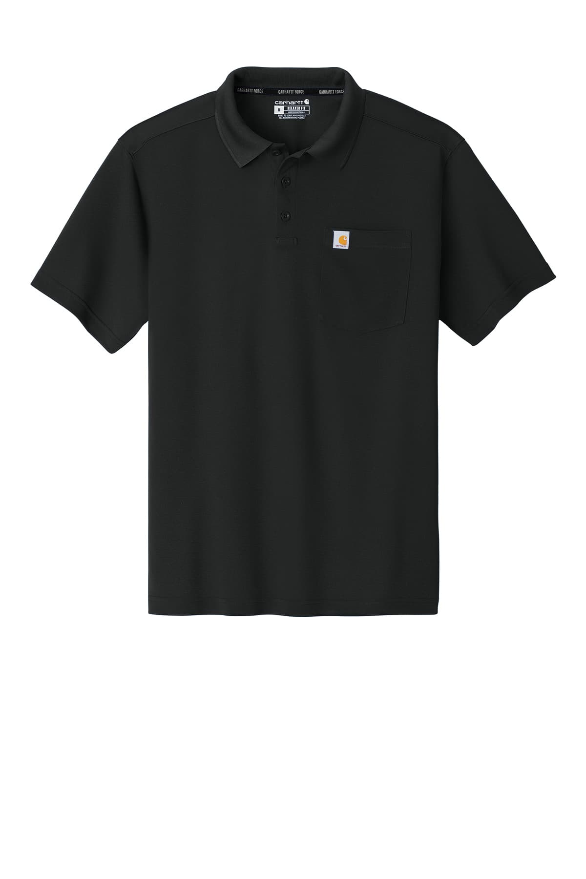 Carhartt Force® Snag-Resistant Pocket Polo CT106880 – Black