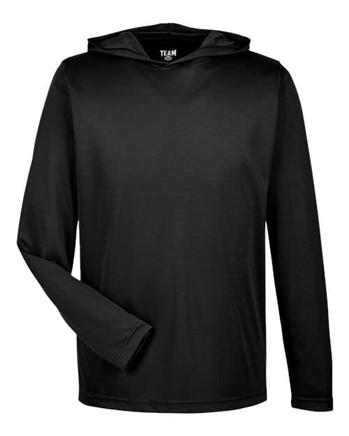 Men's Zone Performance Hooded T-Shirt – Black