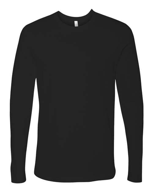 Unisex Cotton Long Sleeve T-Shirt – Black