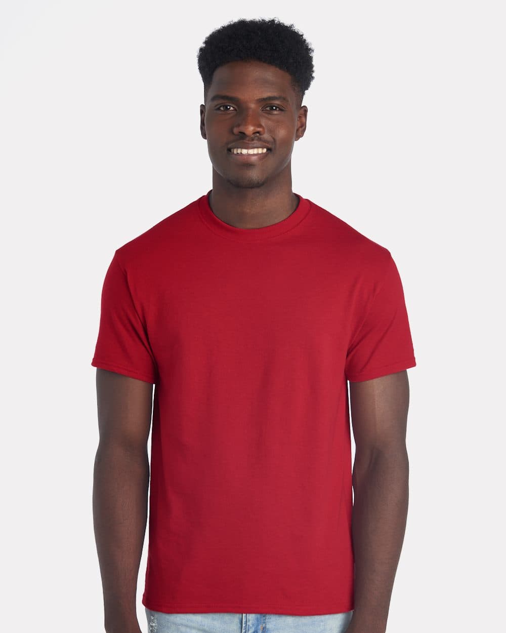 50/50 cotton-poly blend t-shirt, Jerzees or similar